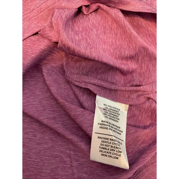 London Fog Men's Poly Textured Space Dye Polo Large Iris NWT - Picture 5 of 5